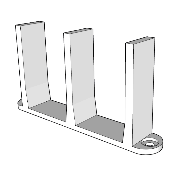Sliding Closet Door Floor Guide Bracket | Universal Fit for 1-3/8" Width Doors