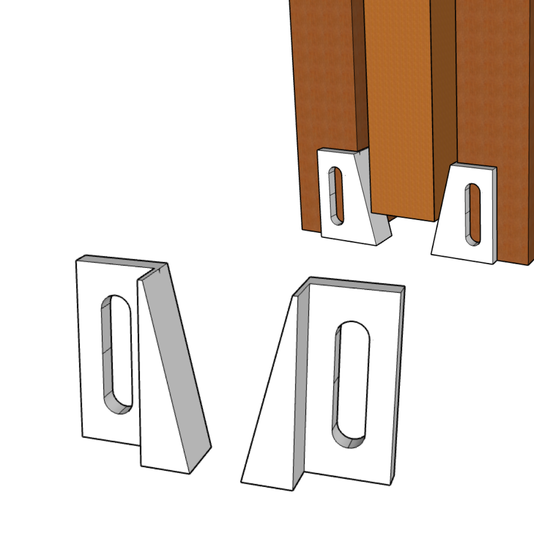 Pocket Door Guide - Jamb Mounted Univeral Fit